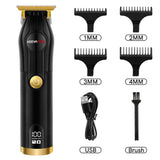 hiena Kemei Hair Trimmer Hair Clipper Professional Barber Trimmer Electric Shaver Hair Cutting Machine Rechargeable Trimmer Men