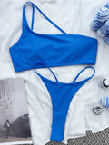 Asymmetric G String Bikinis Mini Micro Thong Bikini Female Swimsuit Women Swimwear Two-pieces Bikini Set Brazilian Bathing Suit