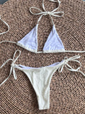 Sexy Brozing Diamond Bikini 2026 Women Luxury White Push Up Bandage Thong Swimsuit Summer Bathing Suit Micro Swimwear Biquini