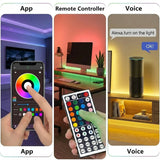 5V Led Strip Lights 5m 10m 20m 30m for TV with APP Control Flexible Ribbon Tape RGB5050 18leds/m LED Backlight for Bedroom Decor