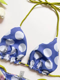 Sexy Braiding rope Bandage Solid Bikini Set Women Swimsuit  Pit strip fabric Triangle Swimwear Bathing Suit Brazilian Biquinis