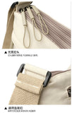 2026 New Women's Minimalist Solid Color Nylon Bag - Multi-functional, Casual, Waterproof & Portable Fashion Crossbody Bag