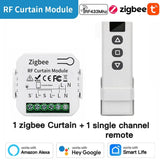 TNCE Tuya Curtain Switch module wifi zigbee rf433mhz, Roller Blinds Shutter Motor breaker, Smart Control Voice Alexa Google Home