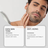 Men's Retinol Serum Hydrating Anti-Aging Oil Control & Pore Minimizer Lifting Tightening Smoothing Brightening Facial Treatment