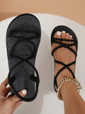 Women Leisure Wedges Sandals Summer Platform Shoes Light Weight Soft EVA Sole Girls Beach Street Flip Flops Plus Size 41 Sandal
