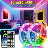 5V Led Strip Lights 5m 10m 20m 30m for TV with APP Control Flexible Ribbon Tape RGB5050 18leds/m LED Backlight for Bedroom Decor