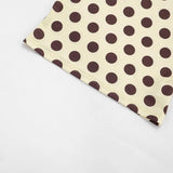 2026 Summer Women's Tops Round Neck Short Sexy Polka Dot T-Shirt Tops