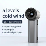 Rechargeable Handheld Fan, Stylish Design, Portable High Speed Fan - Small and Powerful for Outdoor Sports, Travel, Camping