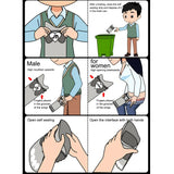 4-32PCS Outdoor Emergency Urine Bags 600ml Disposable Travel Mobile Toilet Portable Urinal Bag for Female Baby Male Vomiting Bag