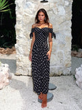 Women's Polka-Dot One Piece Swimsuit with Skirt 2025 Sexy Monkini Trendy Swimwear for Summer Beach Lovers Bathing Suit