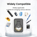 Elough Button Battery Charger For LIR1025/1220/1254/1620/1632/2016/2025/2032/2430/2450 Coin Lithium Batteries Type C Charger
