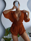3 Pieces Bikini Tropical Print Swimsuit Halter Drawstring Side Swimwear Women 2026 Bathing Suit Female Swimming Summer Beachwear