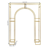 Wedding Arch Stand Metal For Ceremony And Garden Decor