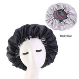 Newly Women's Satin Solid Sleeping Hat Night Sleep Cap Hair Care Bonnet Nightcap For Women Men Unisex Cap bonnet