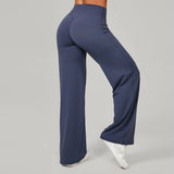 Women Straight Yoga Leg Bottoms Soft Stretchy Fabric Women's Yoga Pants GYM Sweat-Wicking Properties Running Sport Trousers
