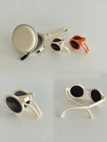 Small Foldable Round Sunglasses Girls Glasses Case Vintage Classic Sun Glasses Boy Portable Eyewear UV400