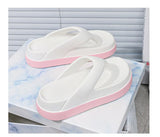 Woman Beach Flip Flops Fashion Summer Shoes 2025 Trend Girls Platform Sandals Soft EVA Non-slip Female Indoor Outdoor Slippers