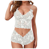 NEW Women Lace Bras Sets Female Non-padded Bra Panty Set Summer Bow Suspender Underwear Briefs Lady Sexy Lingerie Panties M L