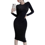 Nightclub High WOMENGAGA Waist Women Slim Mini Dress T Shirt Thin Hot Sexy Korean Women Tops Transparent Summer Fashion 6A26