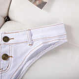 Sexy Low Waist Mini Denim Shorts Women Summer Beach Short Pants Jeans Woman Fashion Womens Club Party Jean Micro Shorts LTMW