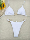Triangle String Bikini 2026 Women Halter Swimsuit Solid Sexy Swimwear Female Bathers Bathing Swimming Swim Suit Beachwear