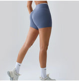 Sports Shorts Cross Waist Women Shorts Women Cycling Jogging Fitness High Waist Push Up Gym Shorts Leggings Women Yoga Clothing