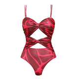 Brazilian Bikini Swimsuit with Skirt Bandage 2025 Print Swimwear Female Summer Bathing Suit Female Summer Female