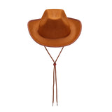 Women Men Cowboy Hat Classic Roll Up Brim Fedora Cowgirl Hat Western Retro Sun Cap Stage Performance Hat