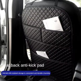 Kcimo Car Anti Kicks Pad Storage Mat PU Leather Universal Seat Back Leather Protector Cover Waterproof Backseat Child Kick Mats