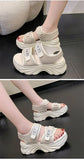 New Sports Sandals for Women Flat Bottomed Beach Shoes Thick Soled Casual Women Shoes Sandalias De Mujer 2025