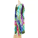 2026 New Colorful Kaftan Tunic Beach Dress Beach Wear Beachwear Beach Cover Up Cover-upsLoose Maxi Dress Female Women V4428