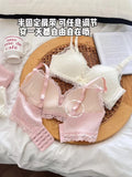 Anime Bralette Set Japanese Lace Bra Wireless Small Bust Women Sexy Triangle Cup Seamless Comfort Spring Summer MOYISU Sexy Bras