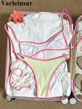 2026 Floral Flower Printed Bikini Women Swimwear Female Swimsuit Two-Pieces Bikini Set Brazilian Bather Bathing Suit Swim V8205
