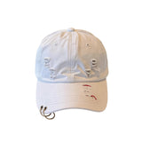 Men Women Denim Baseball Cap Stylish Solid Color Adjustable Hats for Travel Daily Wear Summer Sun Hats
