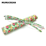 New Mini Folding Reading Glasses Women Men +1.0 To 4.0 Portable Container Presbyopia Pen Glasses With Box