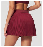 Golf Tennis Skirts with Pocket Women Gym Running Pleated Skorts Outdoor Sports Fitness Slim Shorts High Waist Yoga Golf Skirt