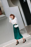 Big Size Casual Women Sandals Black Flock 7cm High Square Heels Peep Toe Summer Cross Buckle Strap Party Office Red Lady Sandals