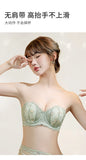 Rabbit Ear Lace Strapless Bra Minimizer Push Up for Large Bust Summer Thin Design Comfortable Backless Bra Women S-XL MOYISU AB