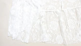 Ahagaga Elegant Lace Women Maxi Dresses Strapless Sheer Sexy Folds Solid Asymmetrical V-Neck Vestidos Robe Sheath Slim Fit Party