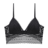 Women Invisible Lace Bras Backless Bra U Backless Bralette Triangular Sexy Bralette Soft Low Back Lingerie Tank Top