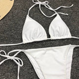 Sexy Neon Extreme Mini Micro String Bikini 2025 Women Swimsuit Female Swimwear Two-Piece Bikini Set Bathing Suit Swim Beach Wear