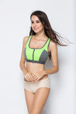 Sports Bra Women Front Zipper Double Inner Cup Push Up Patchwork Tops Female Yoga Fitness Shockproof Vest Sport Bras for Women