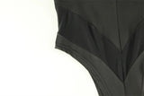 Ahagaga Sexy Mesh Women's Bodysuits See Through Skinny Turtleneck Solid Regular Long Sleeves Slim Fit Streetwear Rompers T Shirt