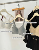 Wireless Support Bra Small Breasts, European Style Push Up Bralette, No Underwire No Padding Anti-Sagging Comfort, Autumn Winter