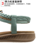 2026 New Shoes for Women Bohemia Crystal Sandals Women Shoes Rhinestone Lady Flip Flops Pearl Slip on Flat Beach Shoes
