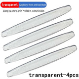 6/4 Piece Universal Front Rear Bumper Corner Protector Guard Car Anti-collision Protection Decoration Strip Car Accessories New