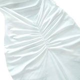 Temperament Slim Strapless Long Dress Women Solid Color Sexy Off-shoulder Backless Package Hip Sleeveless Club Party Dresses
