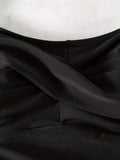 ZTVitality Solid Color Ruched One Piece Swimsuit 2024 New Arrival Halter Tummy Control Women Summer Bathing Suits Sexy Brazilian
