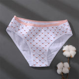 3Pcs/set Women Printing Floral Panties Low-Rise Cotton Briefs Female Comfortable Underwear Female Soft Panties Lingerie M-2XL