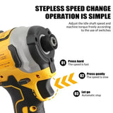 Dewalt DCF850 Wireless Brushless Electric Screwdriver Lightweight 20V Battery Impact Wrench Powerful Portable Tool